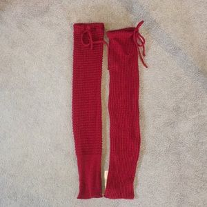 Beeeautiful Long Knit Leg Warmers
